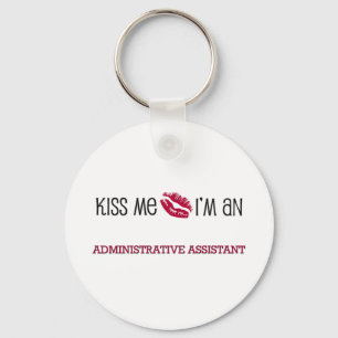 Chaveiro Beije-me que eu sou um AJUDANTE ADMINISTRATIVO