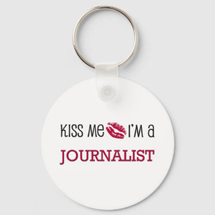 Chaveiro Beije-me que eu sou um JOURNALISTA