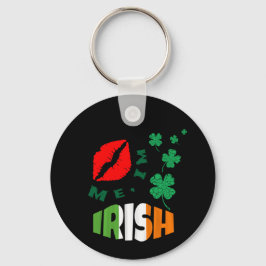 Chaveiro Beije-me, sou Dia de São Patrício irlandês