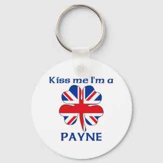 Chaveiro Beijo britânico personalizado, sou Payne
