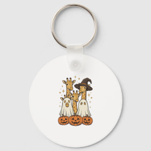 Chaveiro Bela Camisa de Halloween Girafa Fantasma Abóbora D