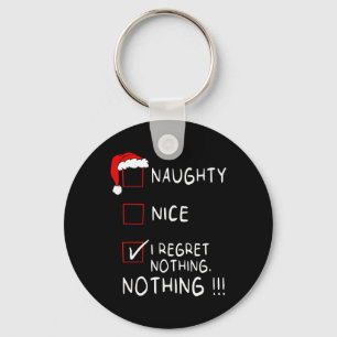 Chaveiro Bela Lista Que Eu Não Lamento Nada De Homens Xmas