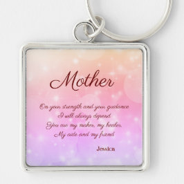 Chaveiro Bela Mãe Personalizada Poema