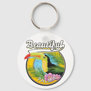 Chaveiro Bela Palma, logotipo do tucano  Cartão postal
