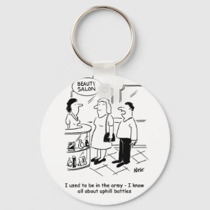 Chaveiro Bela Salão e Batalhas de Uphill. Engraçado