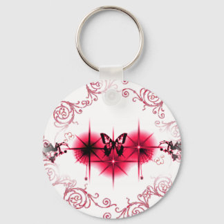 Chaveiro Beleza Brilhante em rosa-chaveiro