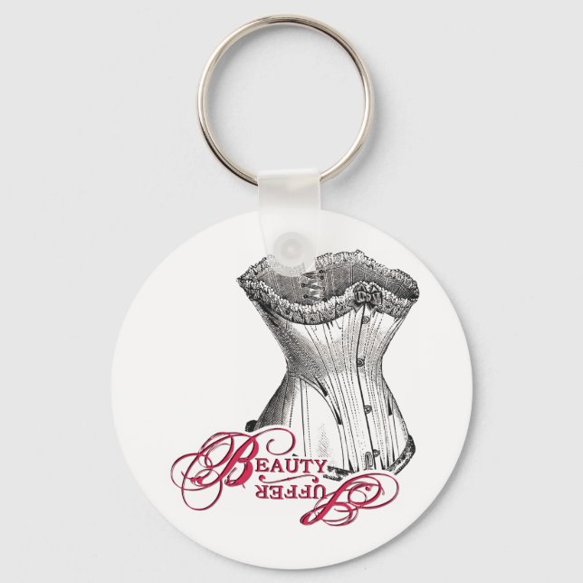 Chaveiro Beleza/Sofrer Corset (Frente)