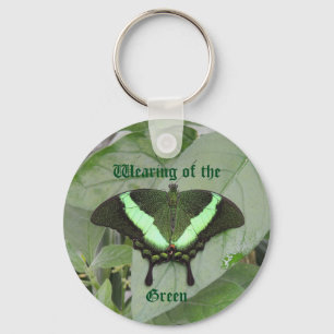 Chaveiro Beleza verde da borboleta