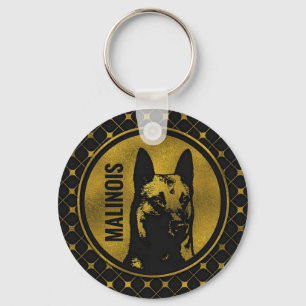 Chaveiro Belga dourado Malinois - Mechelaar - Maligator