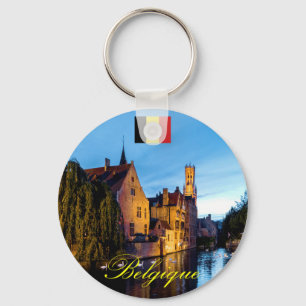 Chaveiro Belga Medieval Bruges - Foto Pro