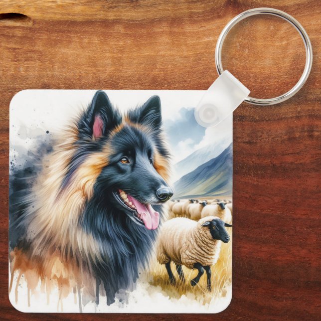Chaveiro Belgian Tervuren (Verso)