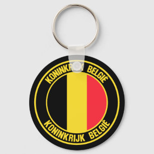 Chaveiro Bélgica Round Emblem