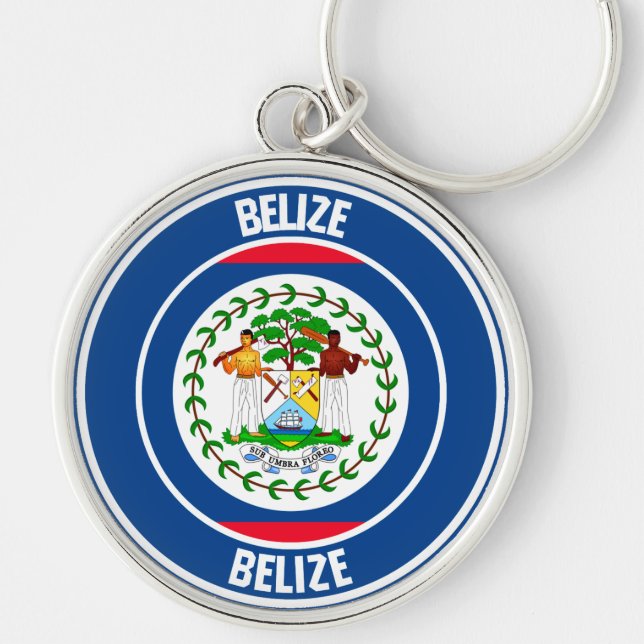 Chaveiro Belize Round Emblem (Frente)