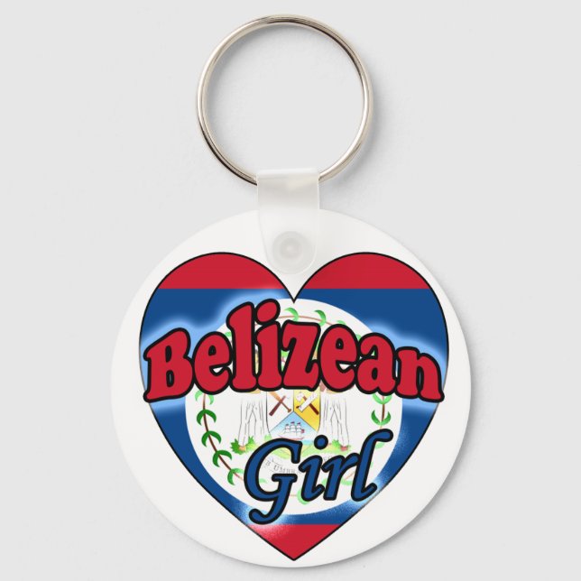 Chaveiro Belizean Girl (Frente)