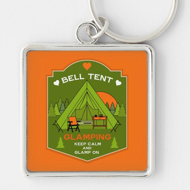 Chaveiro Bell Tent Glamping (Frente)