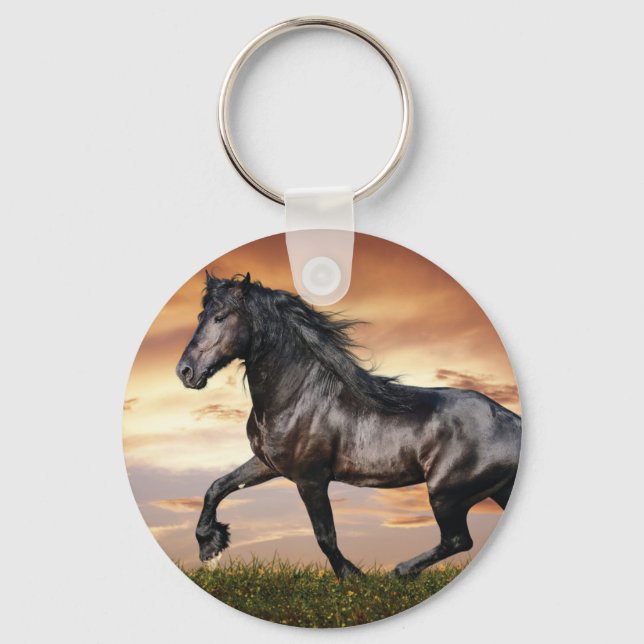 Chaveiro Belo Cavalo Negro (Frente)