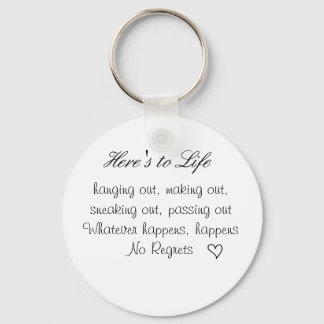 Chaveiro Belo coração, aqui está para a vida, saindo, mães.