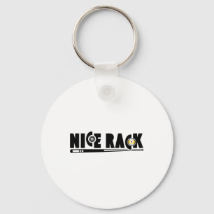 Chaveiro Belo jogador de Piscina de rack, engraçadinho 1