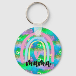 Chaveiro Belo Pastel Mama Rainbow