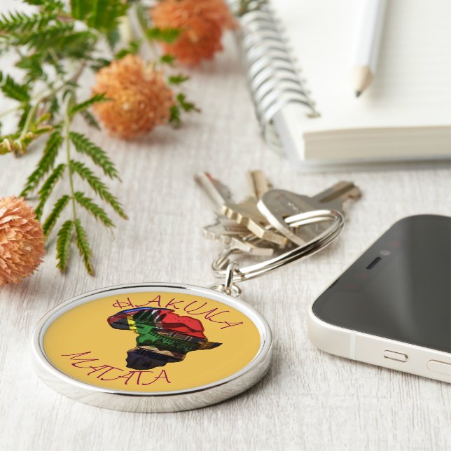 Chaveiro Belo produto personalizado africano (Lateral)