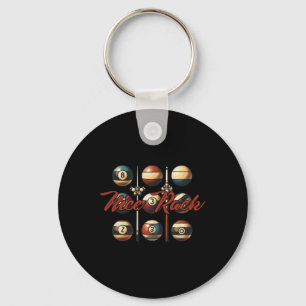 Chaveiro Belo Rack Funny Billiards Jogador Vintage Piscina