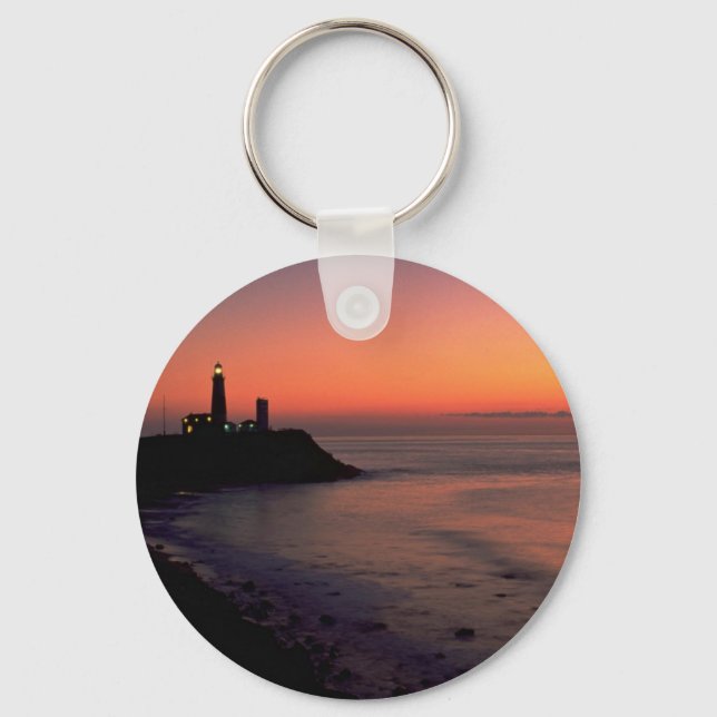 Chaveiro Belo Sunset: Montauk Point Light House, Longo (Frente)
