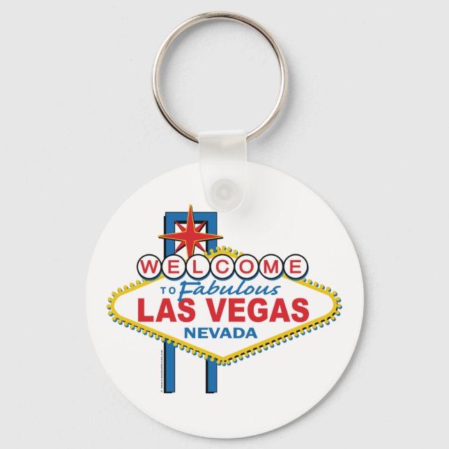Chaveiro Bem-vindo a Las Vegas Fabulosa (Frente)