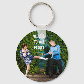 Chaveiro - Bem-vindo ao nosso planeta