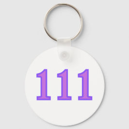 Chaveiro Bênçãos do Número do Anjo 111