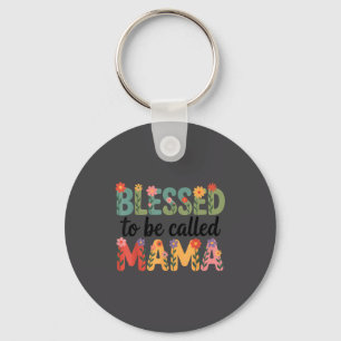 Chaveiro Bendita por ser chamada de Mamãe Floral Dizer sobr