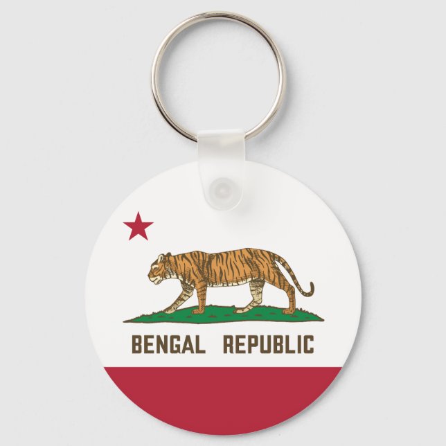 Chaveiro Bengala República Tiger Flag Bengali Pride (Frente)