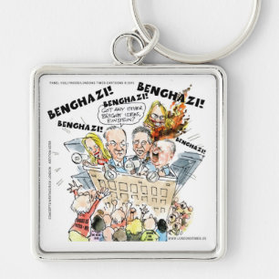 Chaveiro Benghazi Shuffle Engraçado