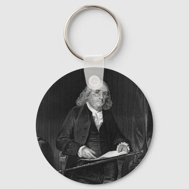 Chaveiro Benjamin Franklin (Frente)