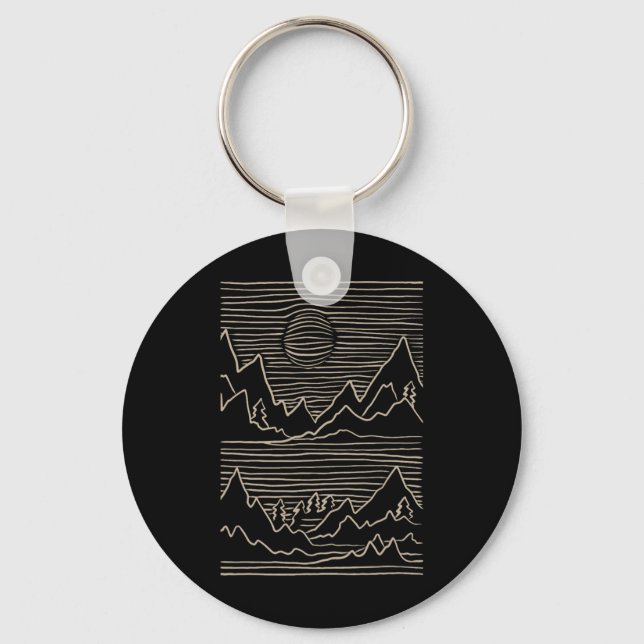 Chaveiro Bergsteiger Winter Sports Snowboard Mountain Al (Frente)