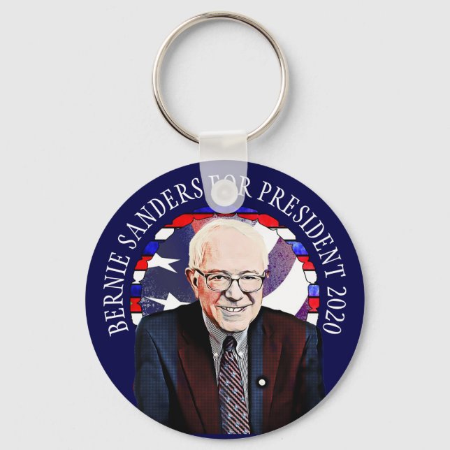 Chaveiro Bernie Sanders para as eleições de 2020 (Frente)