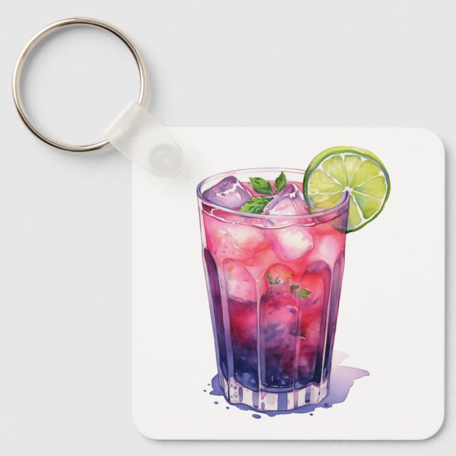 Chaveiro Berry Mojito Com Limão (Frente)