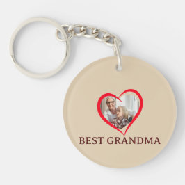 Chaveiro Best Grandma Personalized Acrylic Keychain Gift