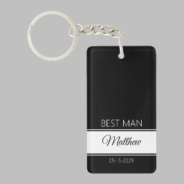 Chaveiro Best Man Thank You Keychain