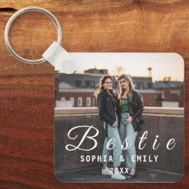 Chaveiro Besties Forever – Custom Photo Collage Keychain