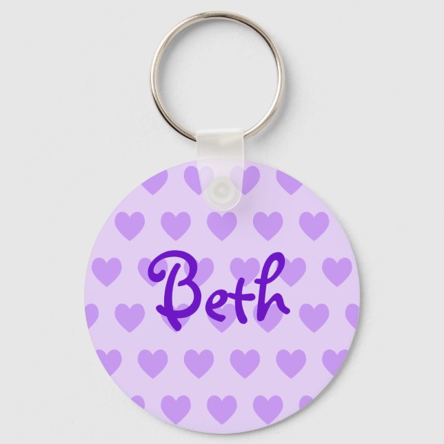 Chaveiro Beth in Purple (Frente)