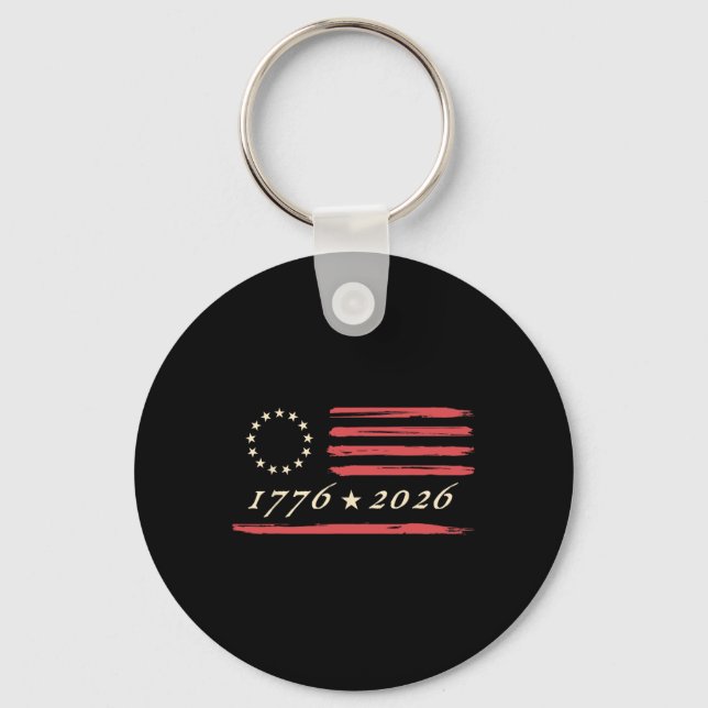 Chaveiro Betsy Ross American Flag 4 De Julho Di (Frente)