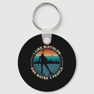 Chaveiro Biathlet Winter Sports Cross-country do Biathlon S