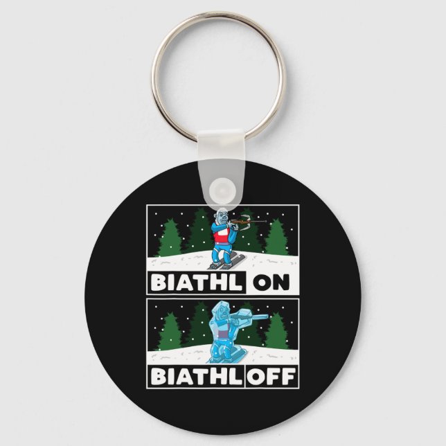 Chaveiro Biathlon Sport Biathlon Biathlete (Frente)