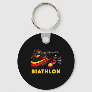 Chaveiro Biatlo esportes de inverno esqui cross country