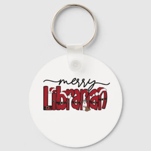 Chaveiro Biblioteca do Livro de Natal da Biblioteca feliz