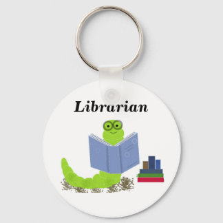 Chaveiro Bibliotecário - Minhoca de Livro