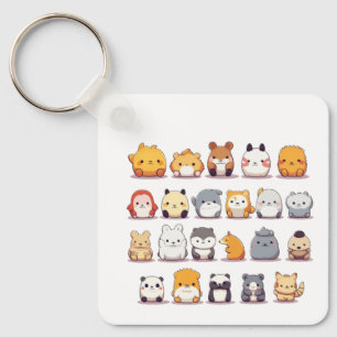 Chaveiro Bichinhos Bonitos de Plugie Japoneses Animes Chibi