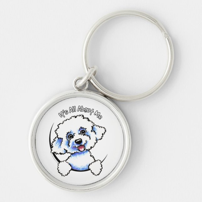 Chaveiro Bichon Frise É Tudo Sobre Mim (Frente)