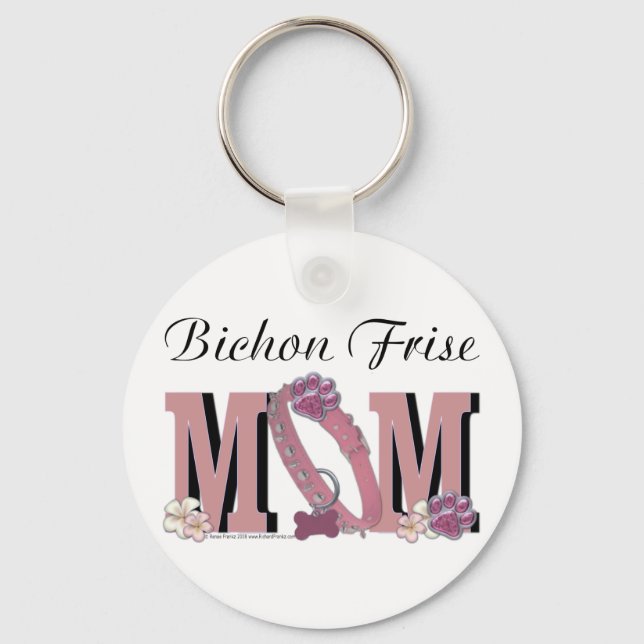 Chaveiro Bichon Frise MOM (Frente)
