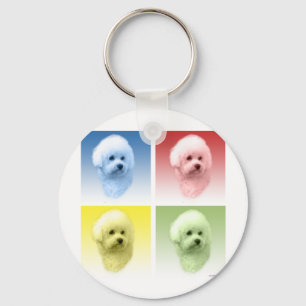 Chaveiro Bichon Frise Pop Art